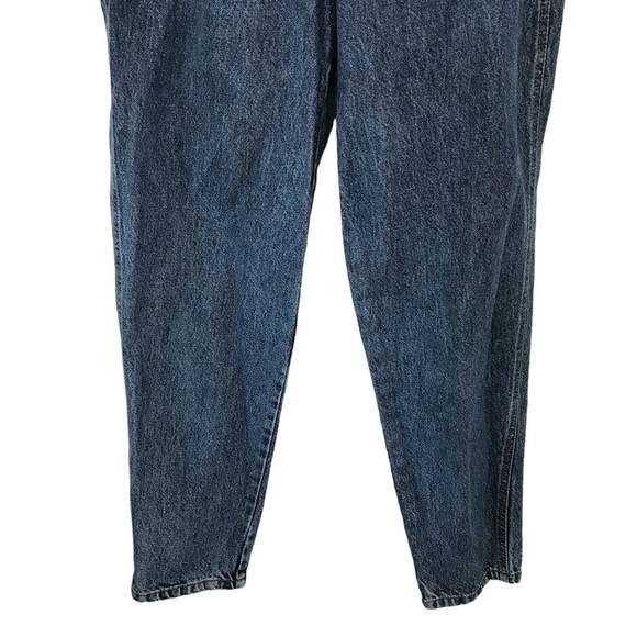 Vintage 80s 90s Weathered Blues Ultra High Waist Tapered Jeans Size 7/8 (28) - Picture 5 of 15